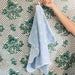 Weezie Tossed Blue Heart Towels