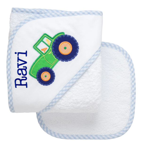 Farmer Fun Hooded Towel
