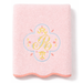 Weezie Coral on Ballet Pink Towels
