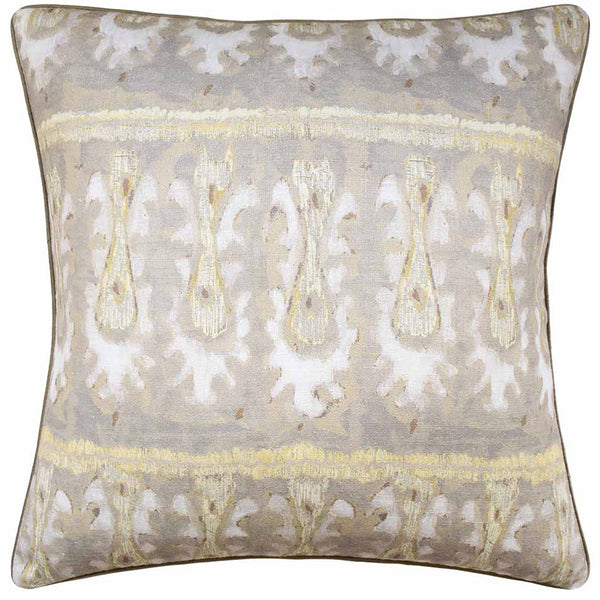 Batik Tribal White Sand Pillow