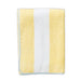 Weezie Beach Towel Yellow Stripe