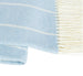 Sky Blue Fuji Stripe Throw
