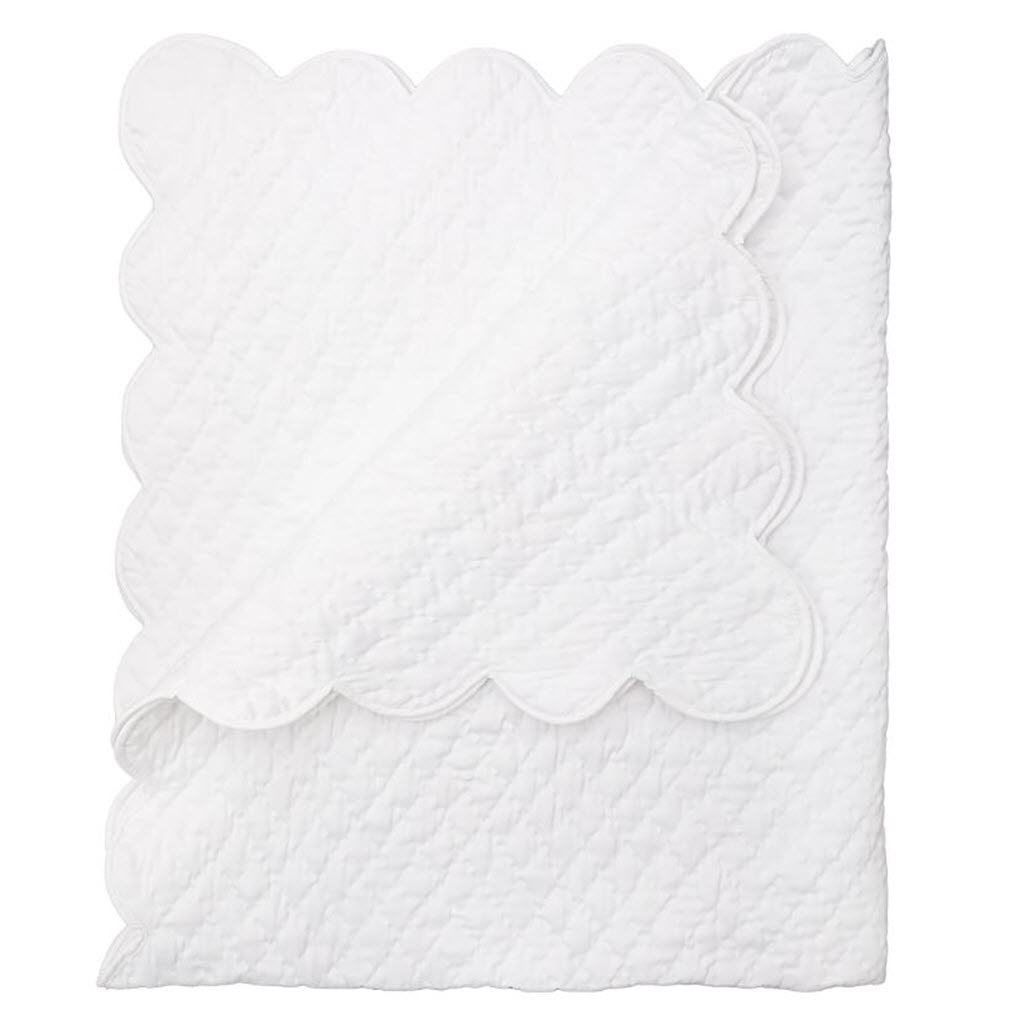 Hand Quilted Adult Satin Throw