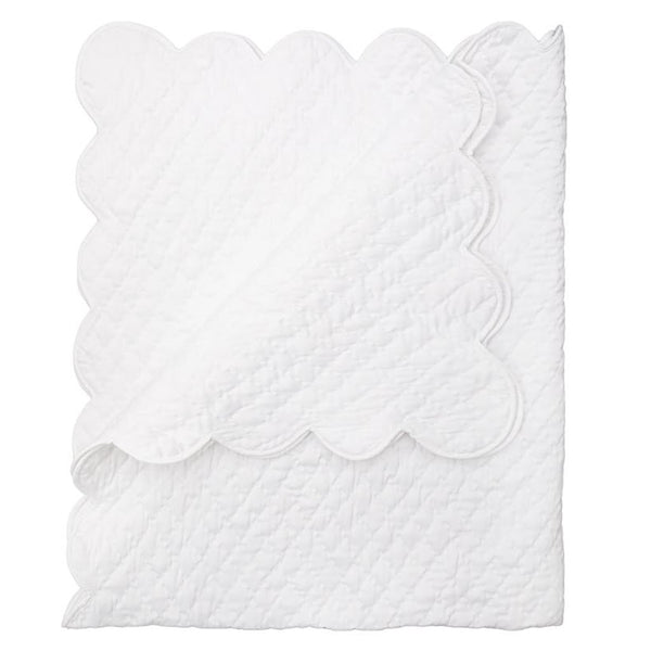 Hand Quilted Adult Satin Throw