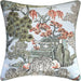 Asian Scenic Robins Egg Pillow