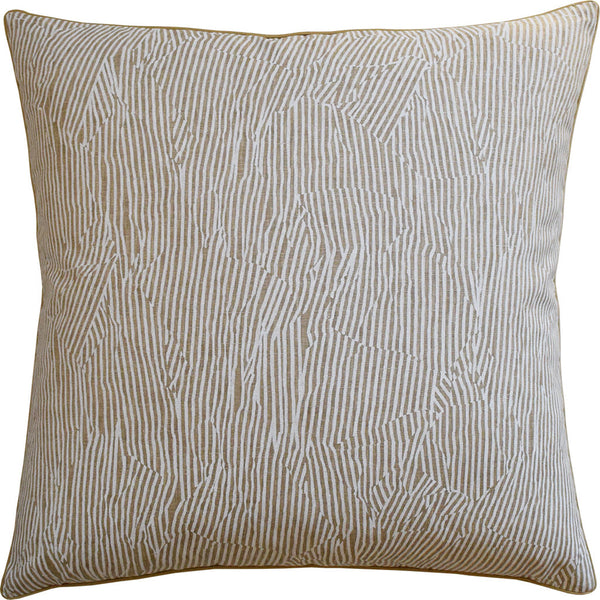 Linen and Off White Avant Pillow