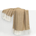Caramel Italian Herringbone Throw