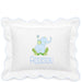 Micropipe Light Blue Scallop Boudoir Pillow