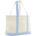 Sky Gingham Coated Tote