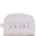Stow It Pink Pimlico Plaid Dopp Kit