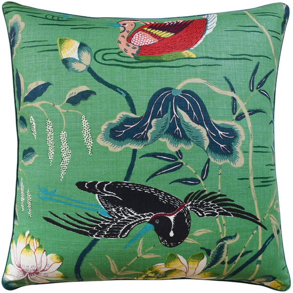 Lotus Garden Jade Pillow