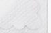 White Quilted Satin Baby Blanket