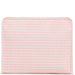 Gingham Taffy Coated Zip Pouch