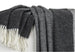 Graphite Border Herringbone Throw