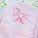 Medium Light Pink Seersucker Backpack