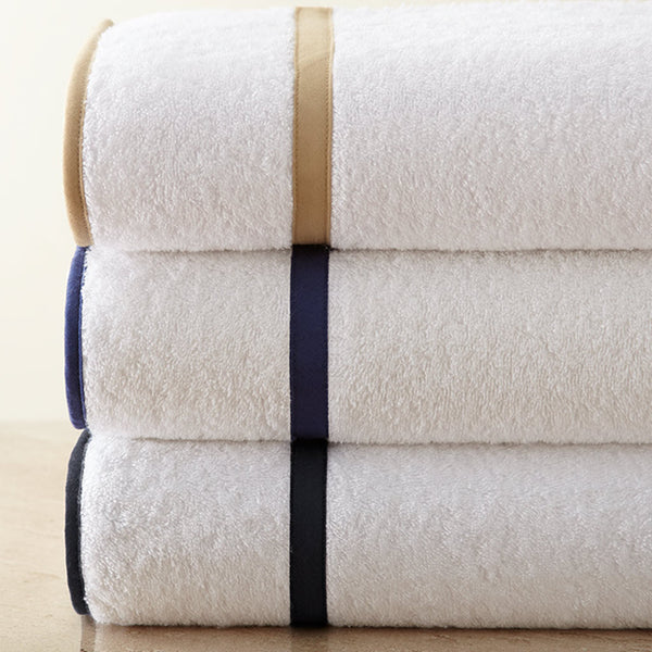 Carlisle Piped Bath Towels