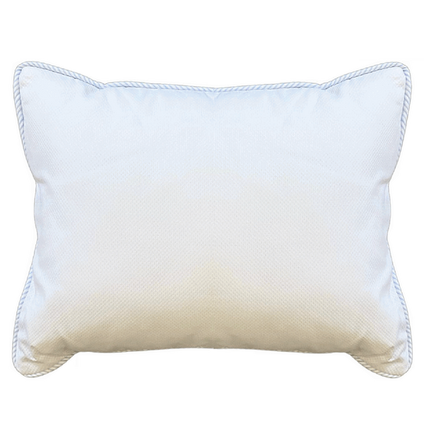 Blue Seersucker Stripe Pillow