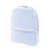 Medium Light Blue Seersucker Backpack