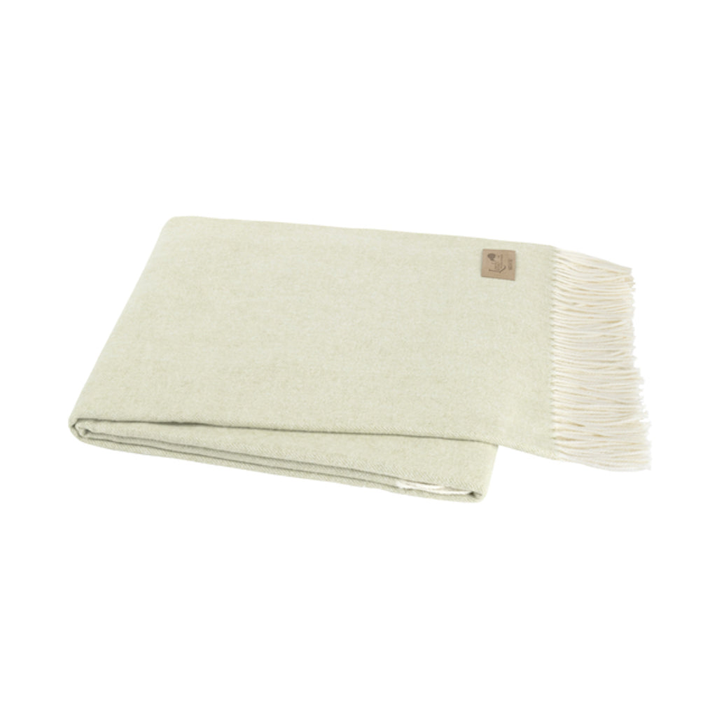 White Sage Italian Herringbone Throw