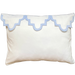 Ice Blue Morocco Boudoir Pillow