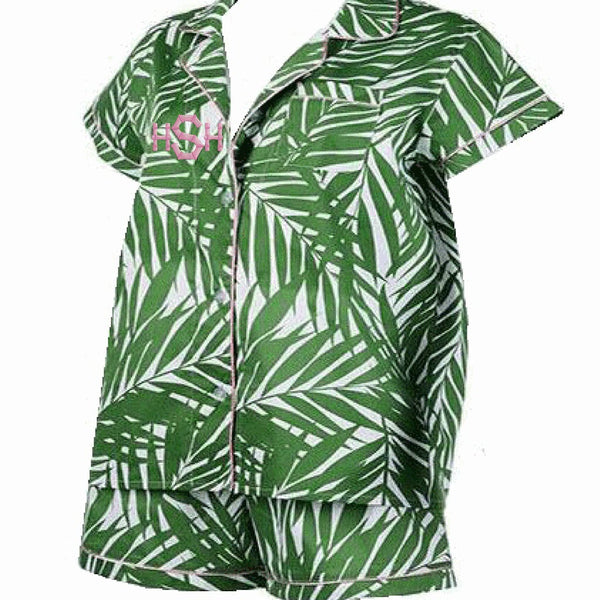 Palm Beach Pajama Short Set